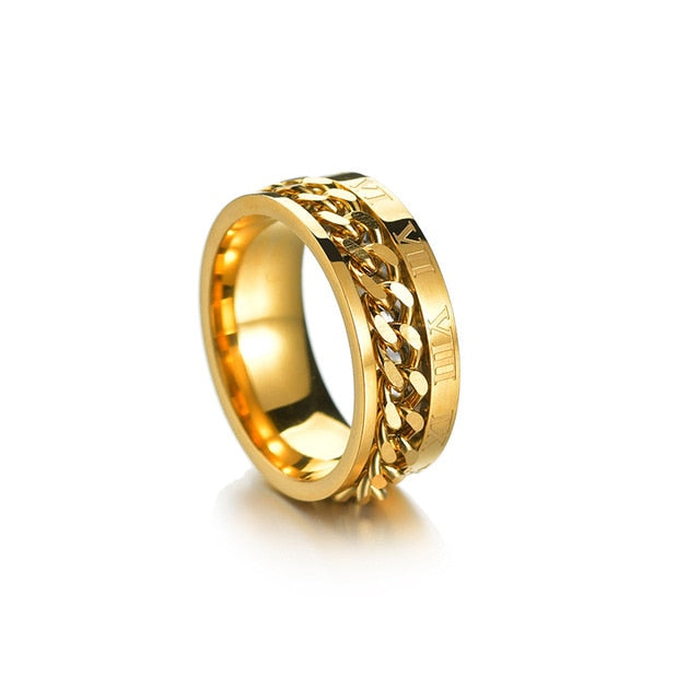 Roman Chain Fidget Ring