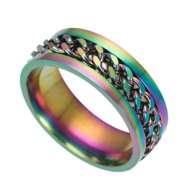 Spinning Chain Fidget Ring